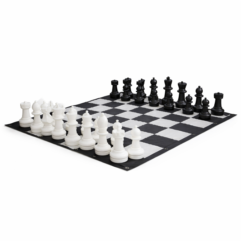 Large Outdoor Chess Set Rental (12" King)