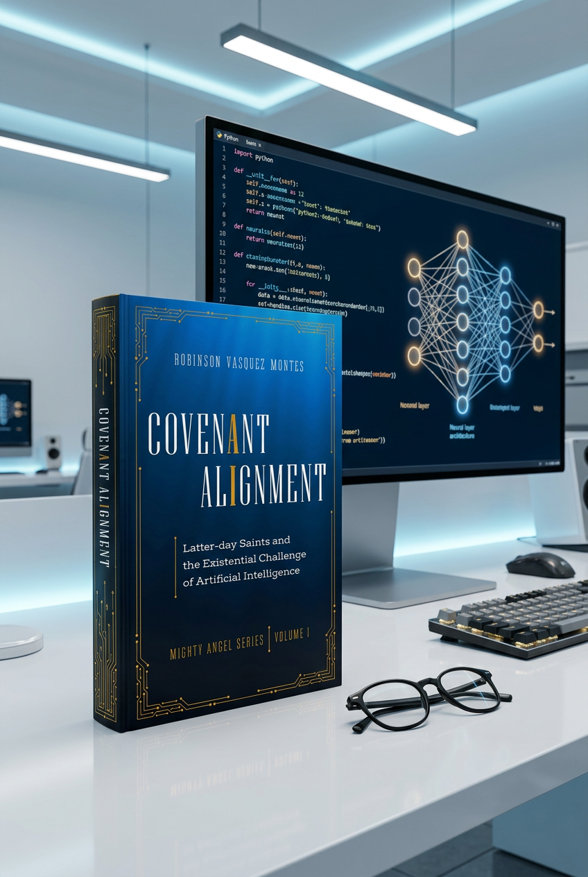 Covenant Alignment book standing upright — spine and cover view