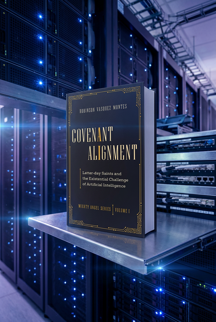 Covenant Alignment book displayed open with cover visible