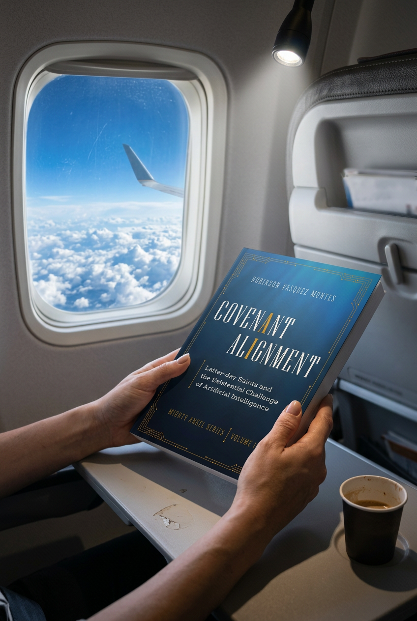Reading Covenant Alignment on an airplane — AI alignment book for thoughtful readers