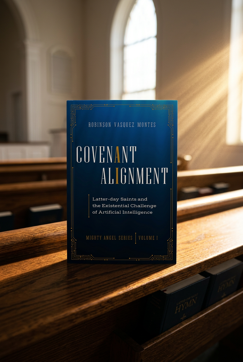 Covenant Alignment hardcover book mockup — front cover view