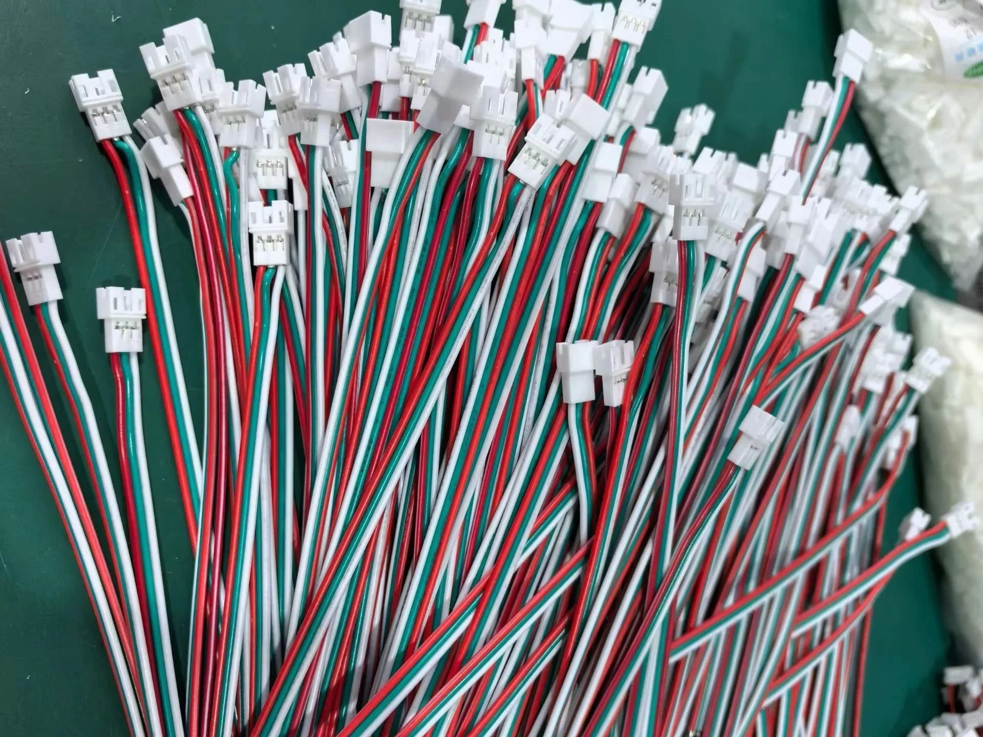 Pre-terminated wiring harnesses with connectors for industrial electrical systems