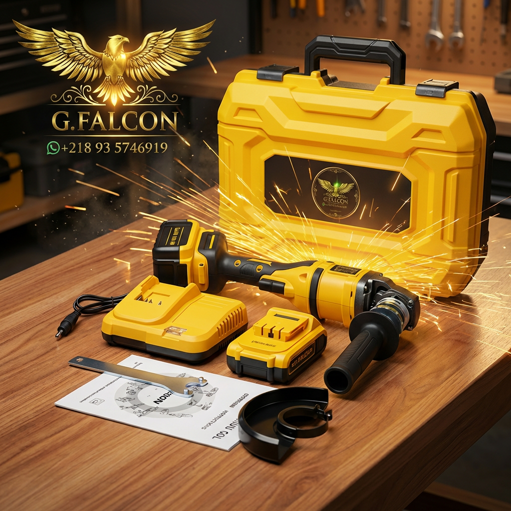 جلاخة (صاروخ) كهربائية لاسلكية G.FALCON  Cordless Angle Grinder