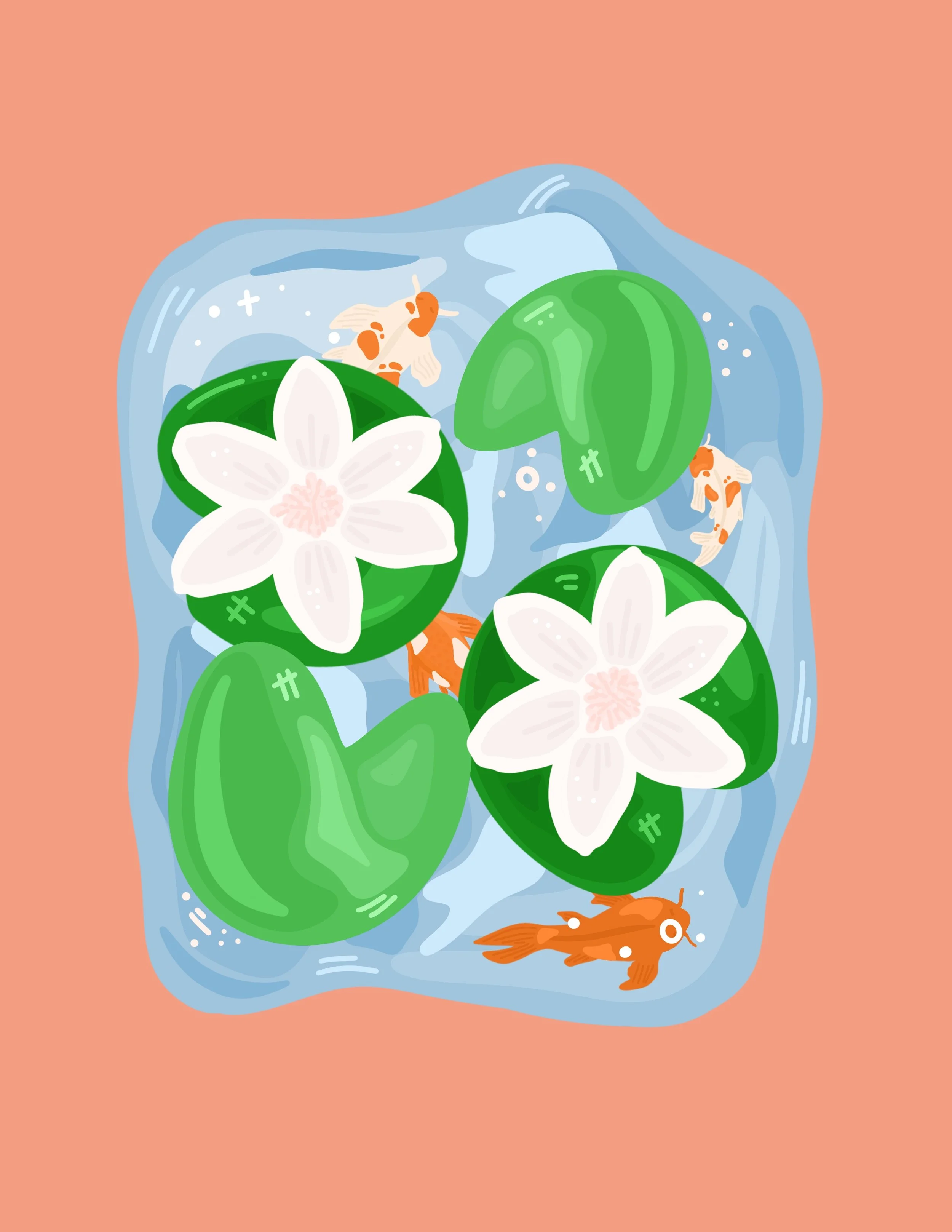 Don't be Koi Digital Illustration