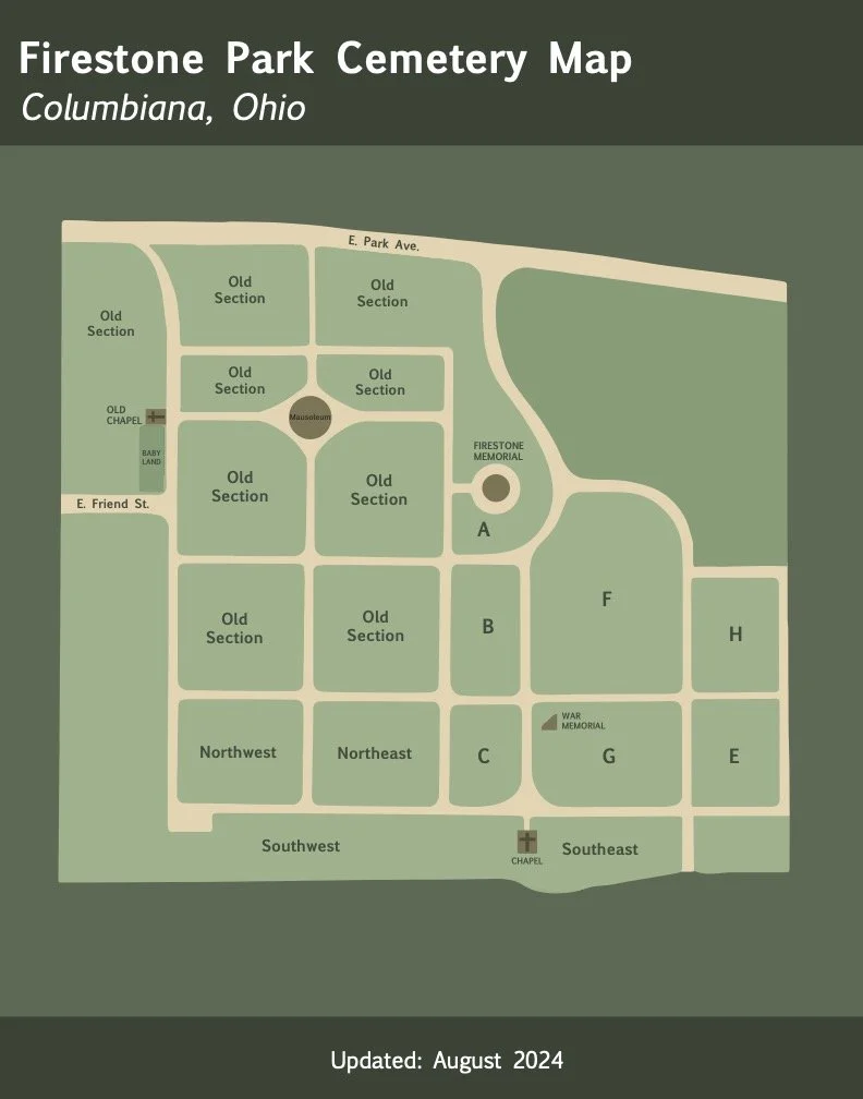 Firestone Cemetery Map