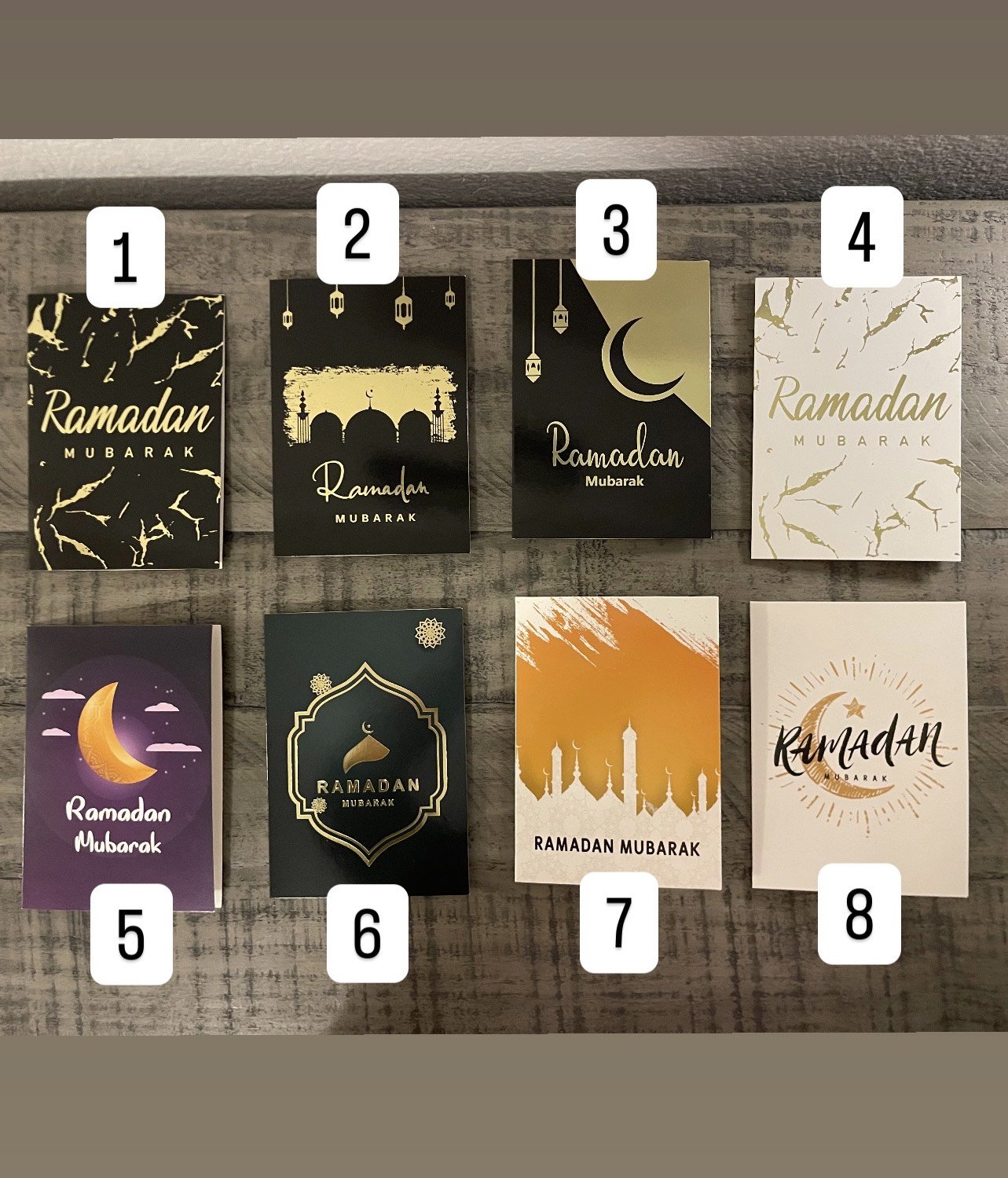 Ramadan Mubarak Greeting Card