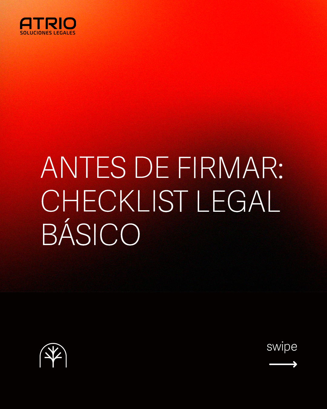 ANTES DE FIRMAR UN CONTRATO