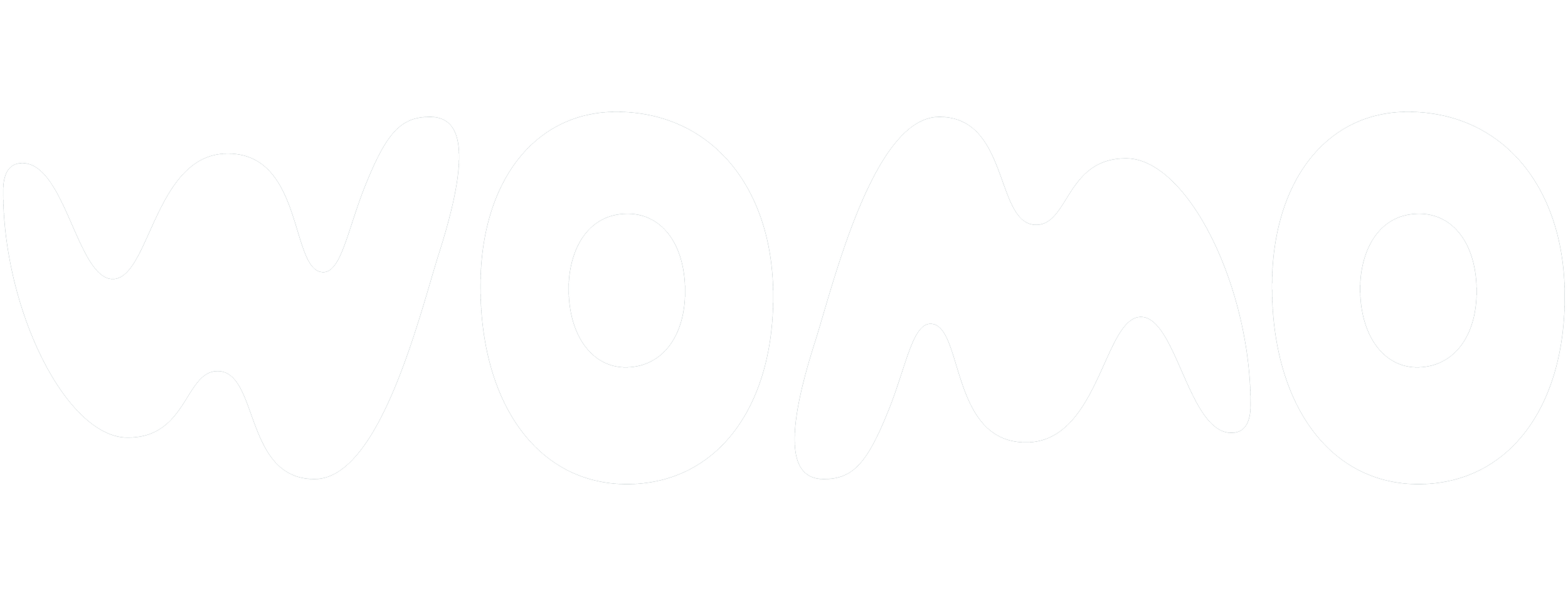 White stylized text spelling out 'WOMO' against a black background.