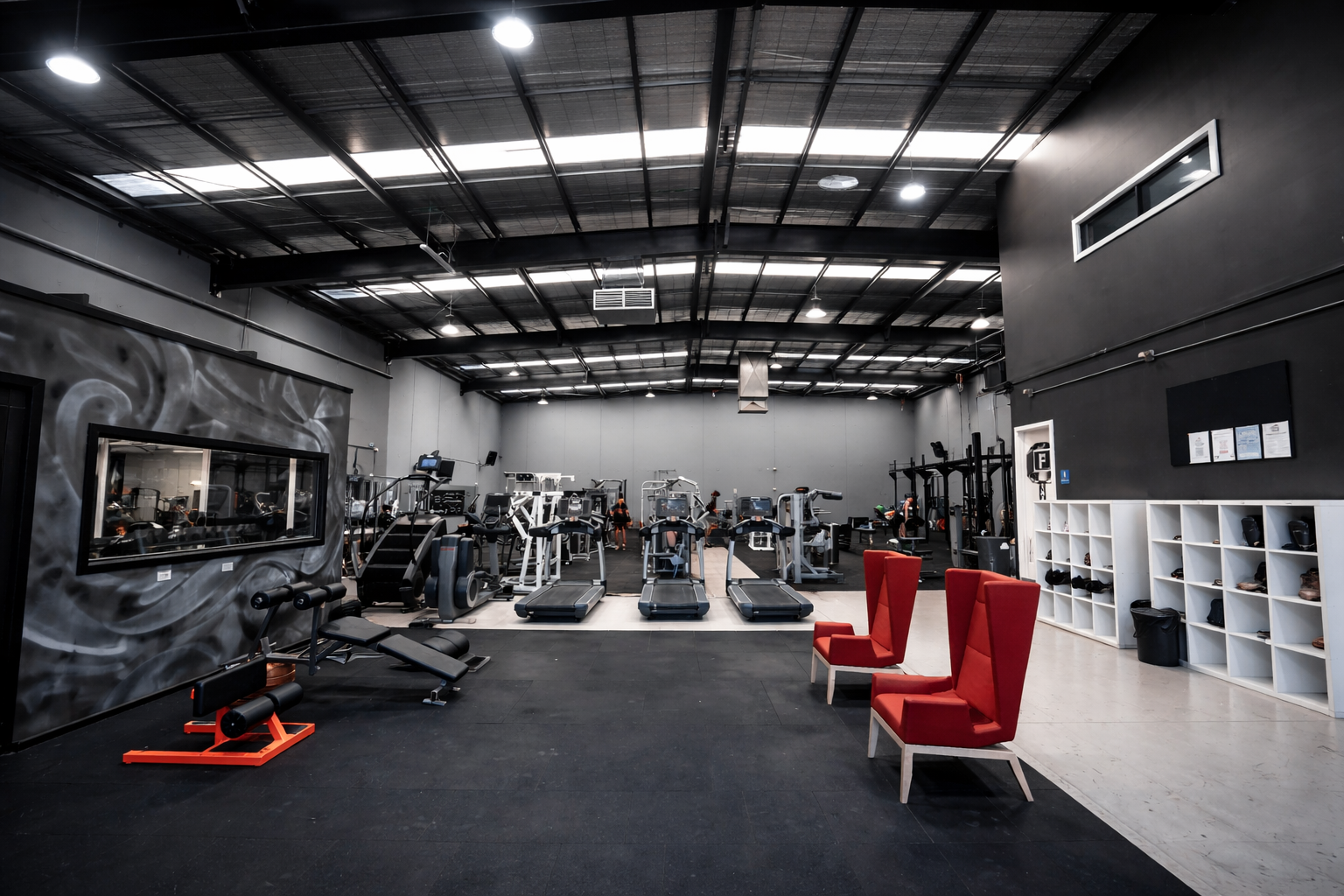 Modern gym with industrial design.png