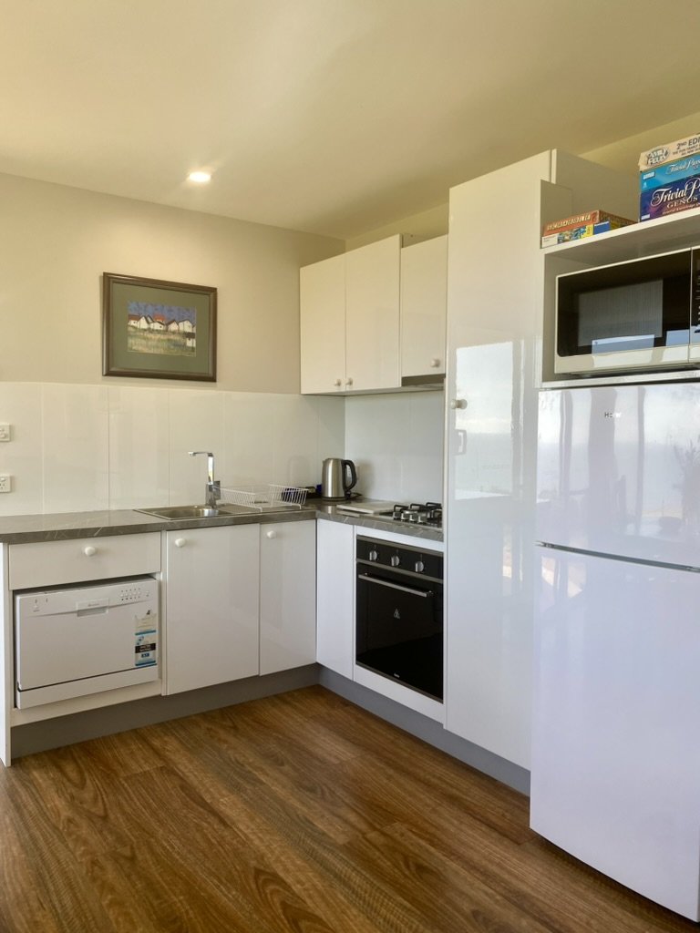 Banksia Cottage kitchen | Seaside Farm | Accommodation Penguin Tasmania