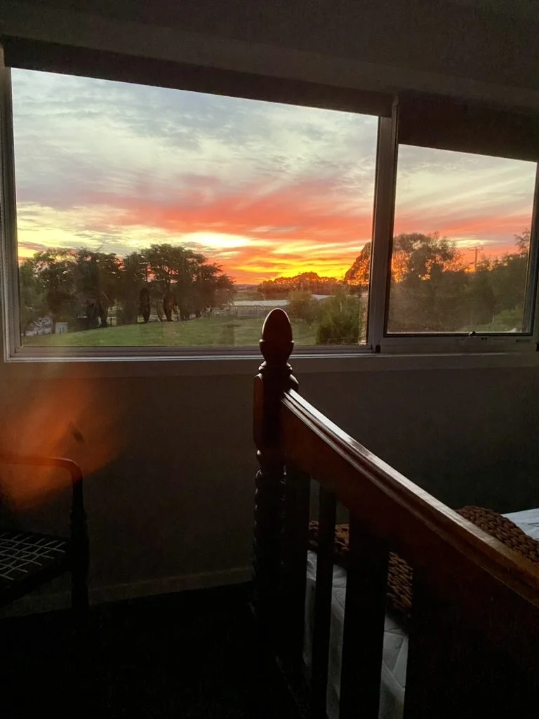 Sunrise at Banksia Cottage | Seaside Farm | Accommodation Penguin Tasmania