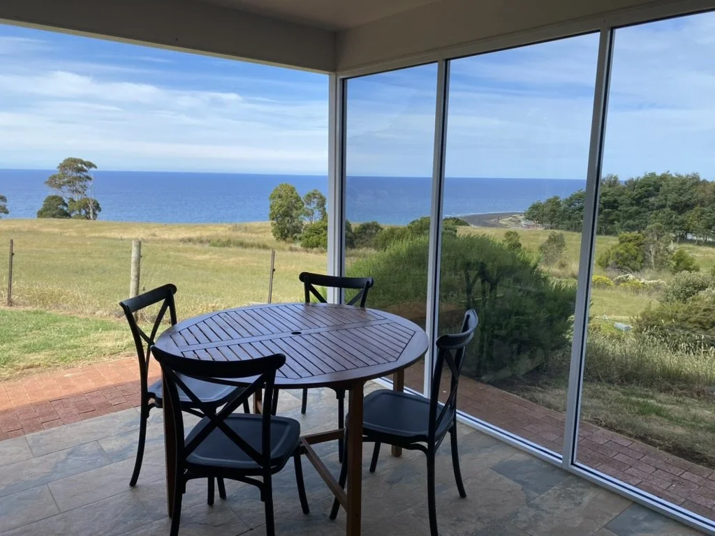 Patio | Seaside Farm | Accommodation Penguin Tasmania