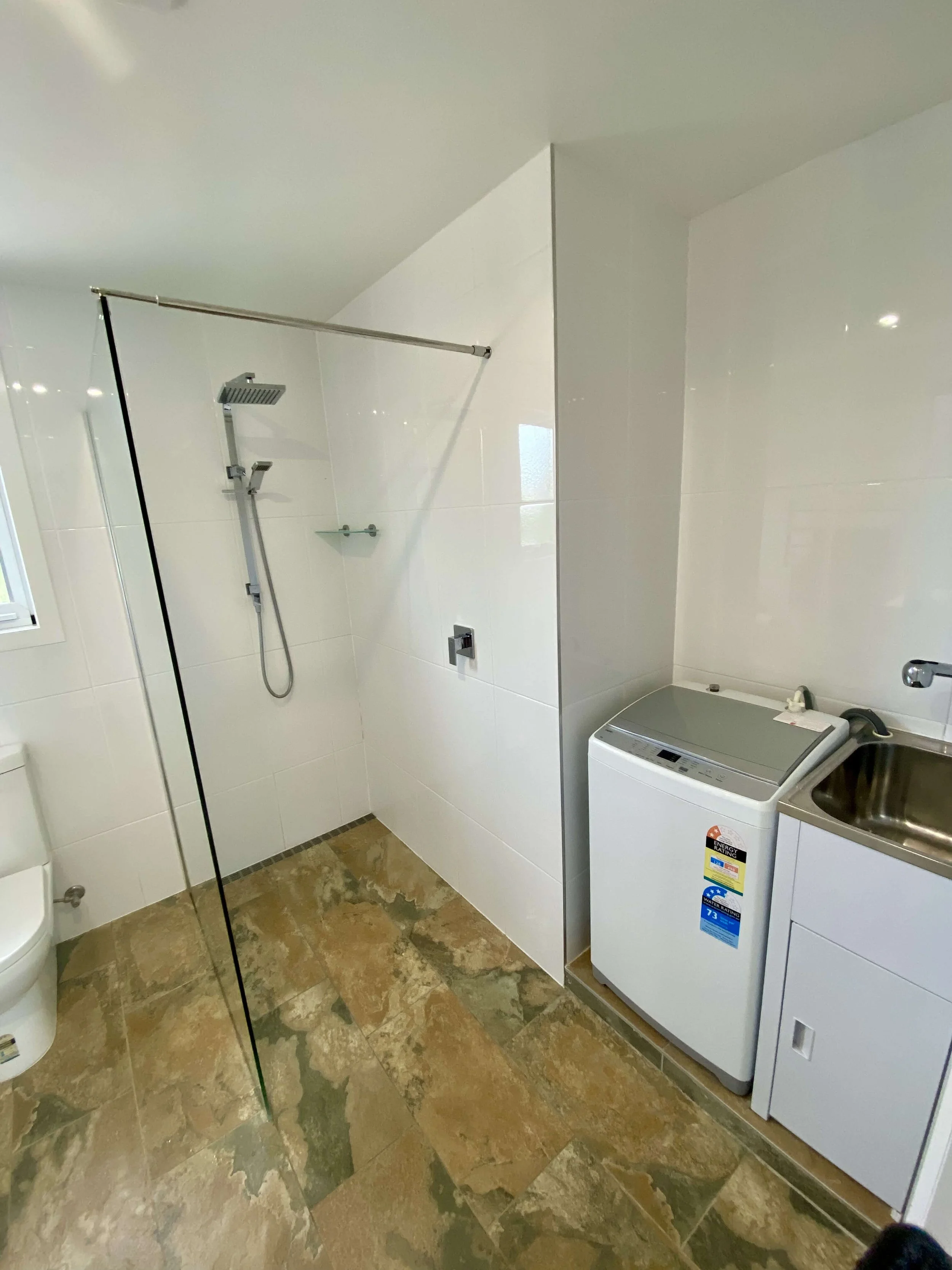 Banksia Cottage bathroom | Seaside Farm | Accommodation Penguin Tasmania