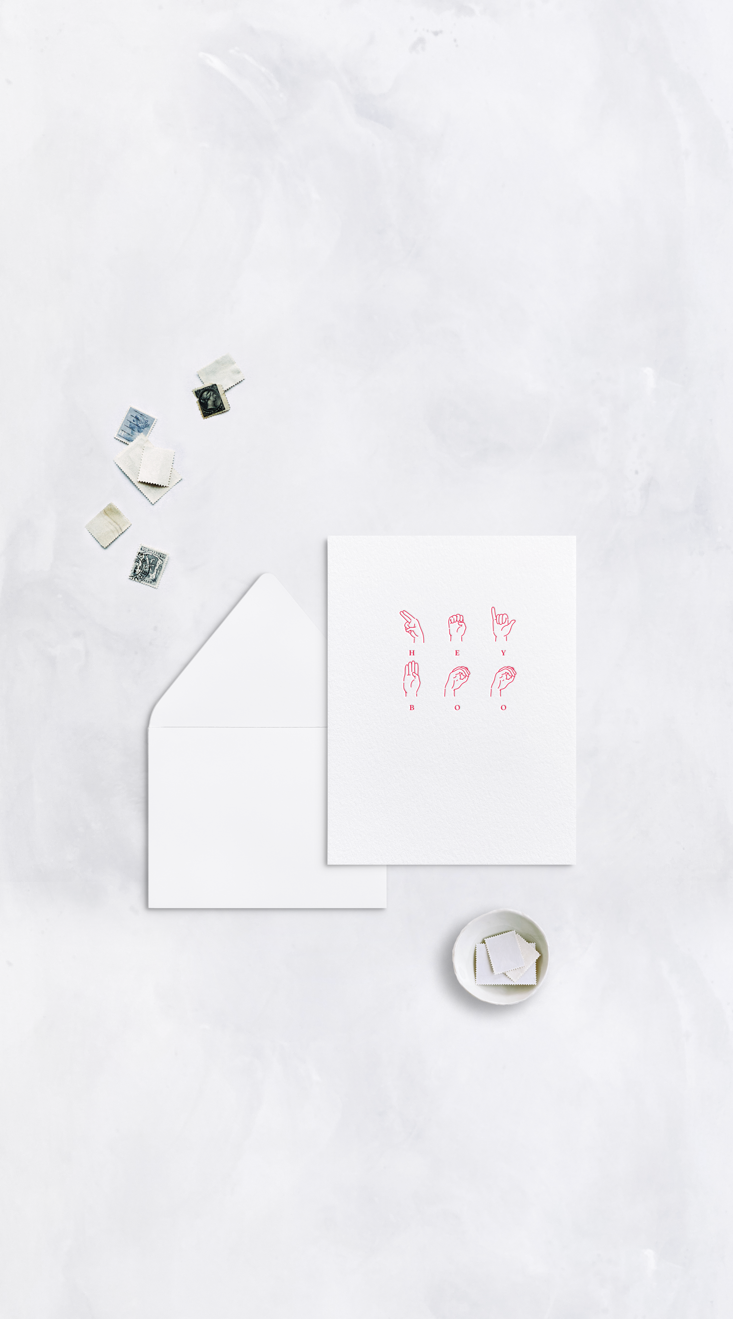 Love, Love Notes • Letterpress Greeting Card