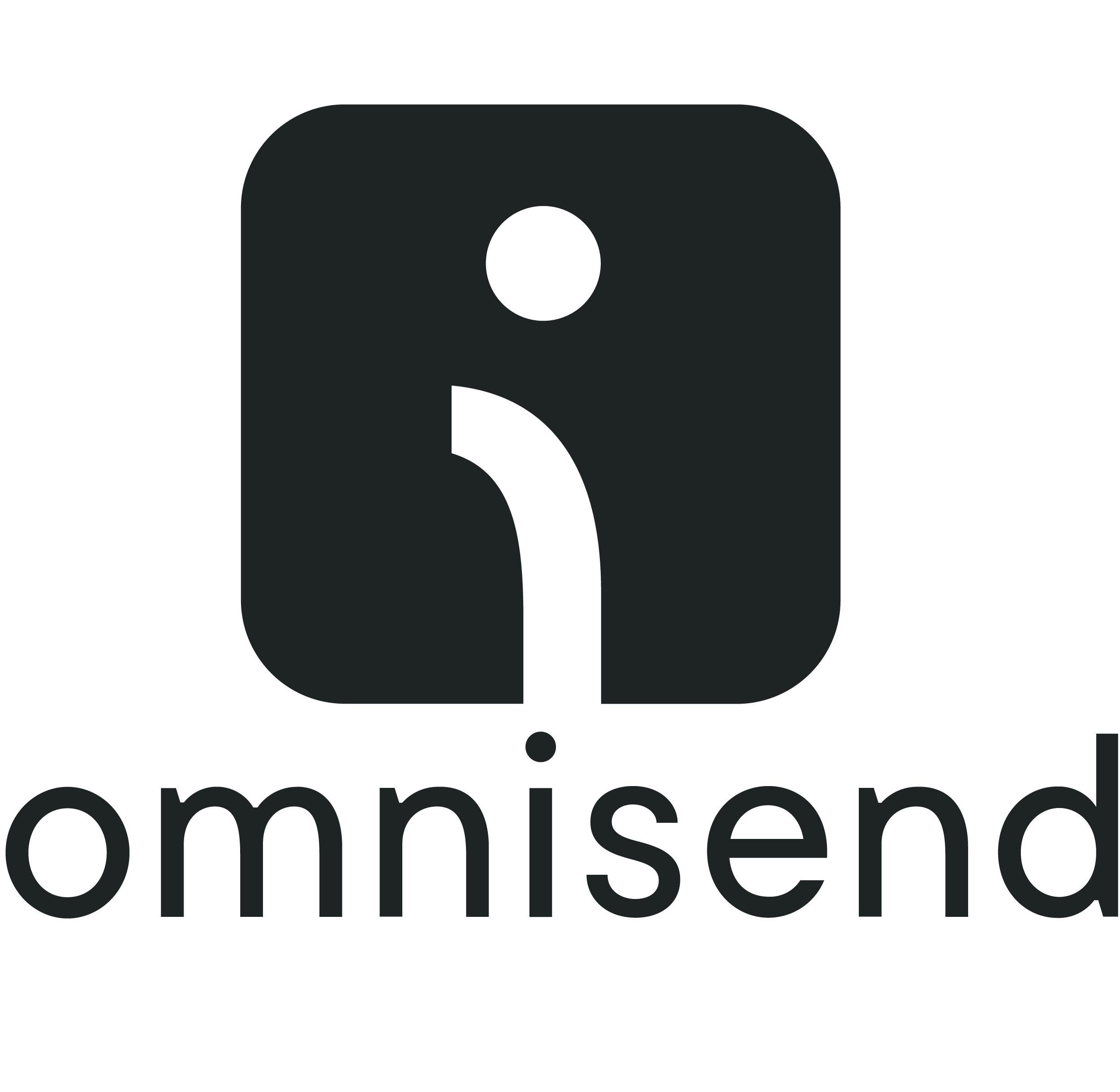 Logo of Omnisend, an email marketing platform, featuring a stylized letter 'O' inside a rounded square with the company name beneath.
