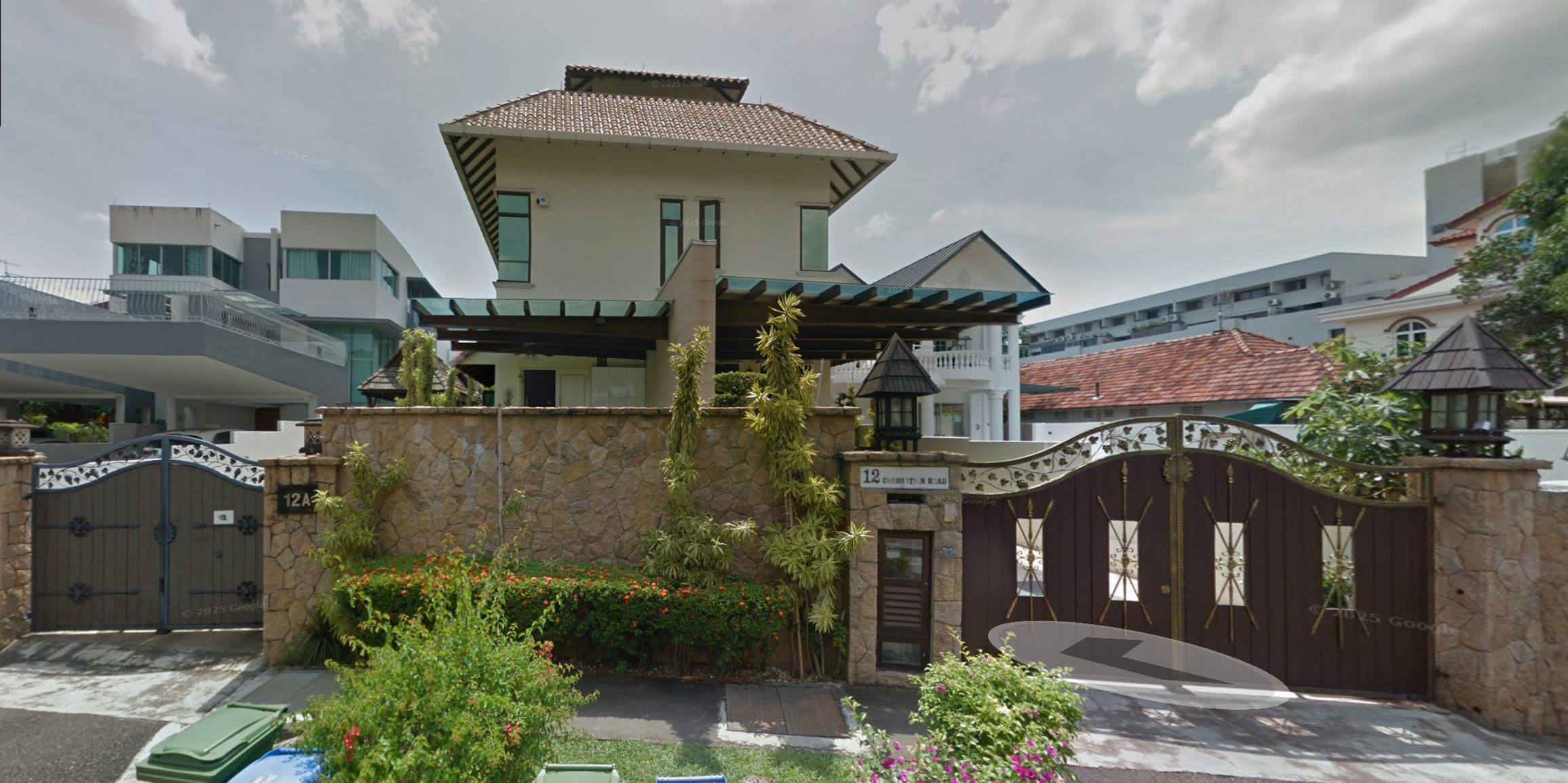 Redevelopment into a Pair of Luxury Bungalows , 12-Land: 4,178 sqft , 12A-Land: 4,293 sqft