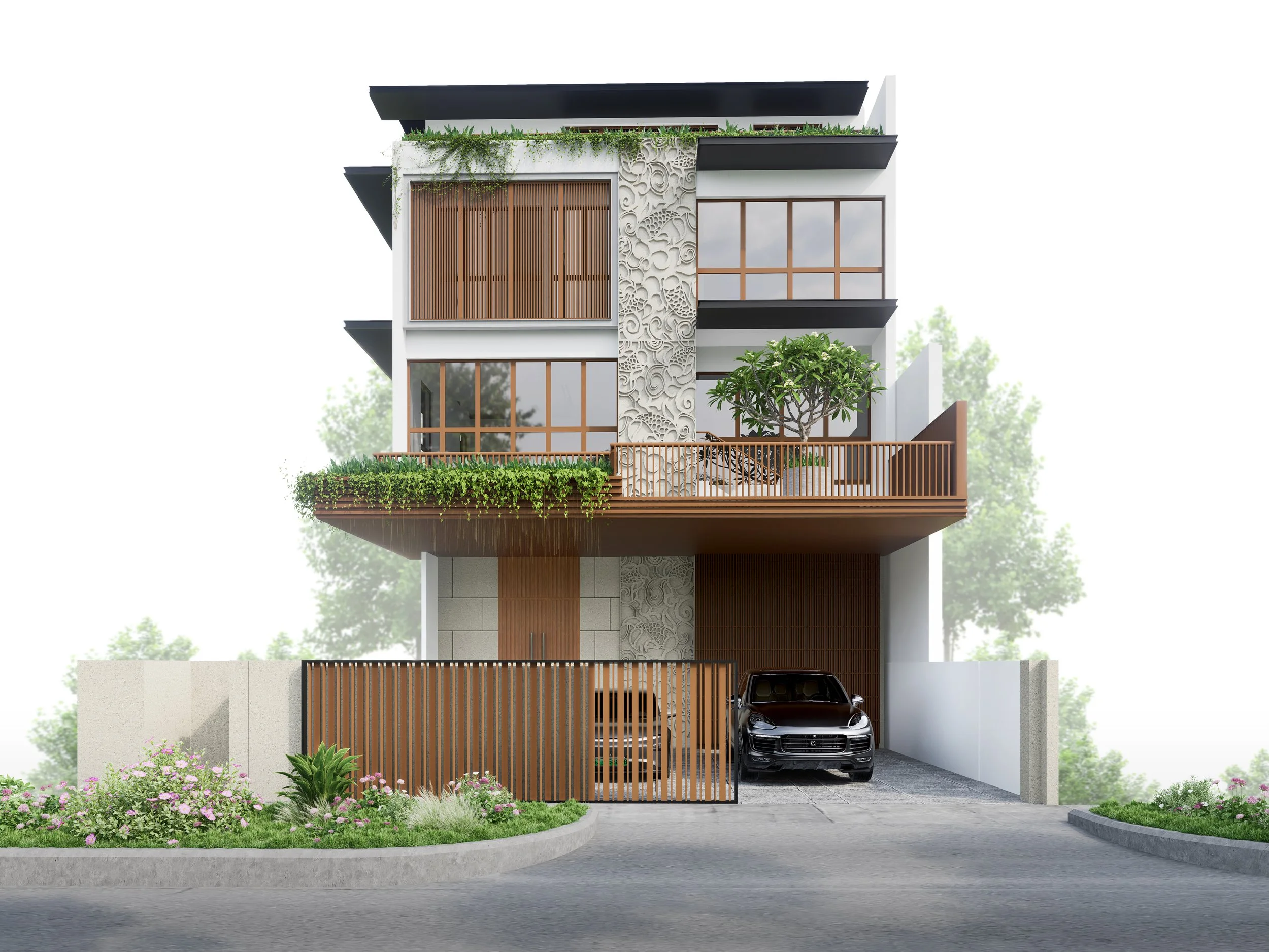 Redevelopment into a Luxury 4-Storey Semi-Detached House , Land: 3,896 sqft