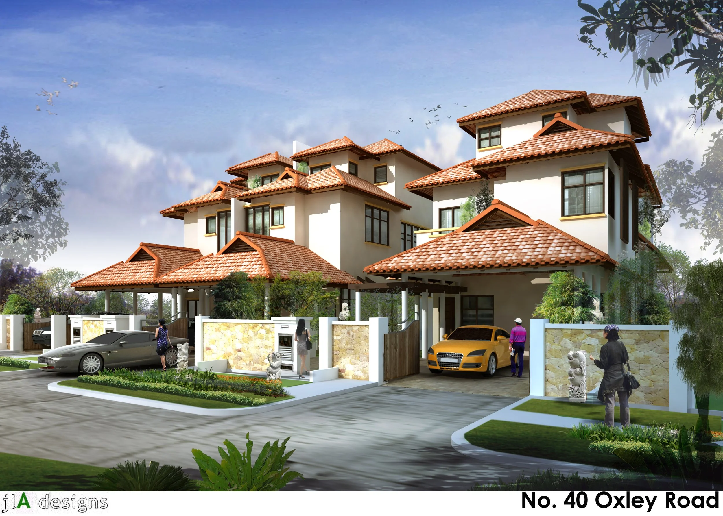 Redevelopment into a Luxury Bungalow & a Pair of Luxury Semi-Detached House , 40-Land: 4,935 sqft , 42-Land: 3,191 sqft , 44-Land: 3,181 sqft 