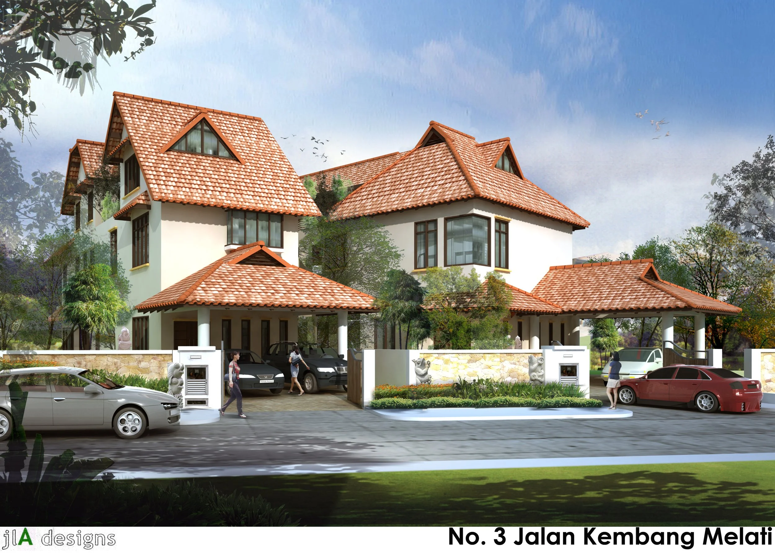 Redevelopment into a Pair of Luxury Bungalows , 3-Land: 4,488 sqft , 5-Land: 5,512 sqft
