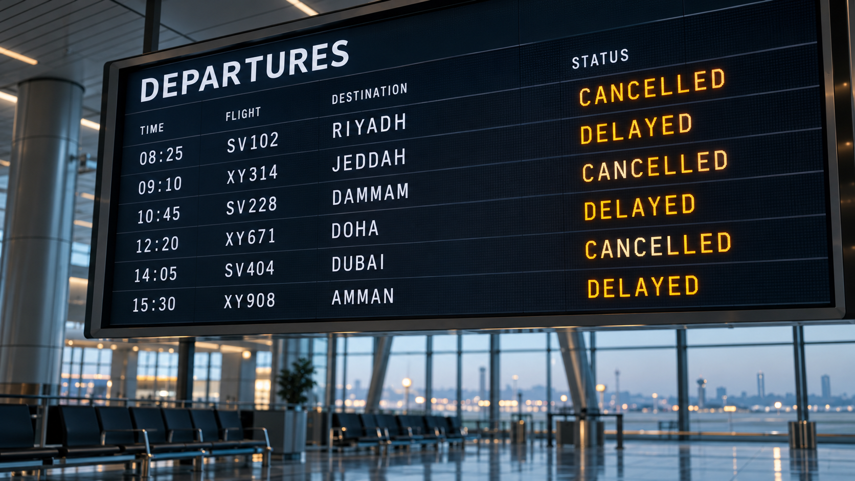 Saudi Arabia Travel Update: Airport Disruption, Alternative Flights and Evacuation Options
