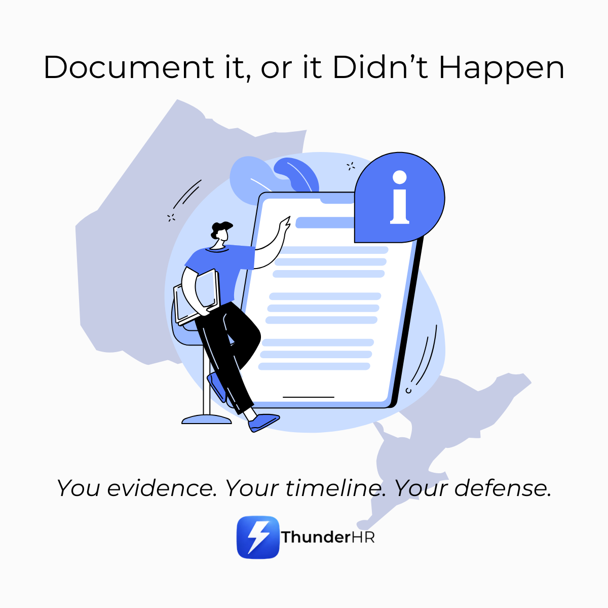 Document it, or it didn’t happen