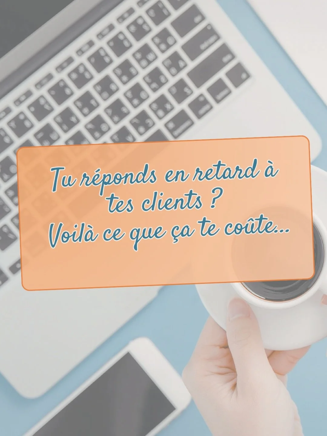 Tu penses que r&eacute;pondre en retard, c&rsquo;est pas si grave ?

En r&eacute;alit&eacute; :

&rarr; tu fais attendre tes clients
&rarr; tu oublies certains messages
&rarr; tu passes &agrave; c&ocirc;t&eacute; d&rsquo;opportunit&eacute;s

Et surto