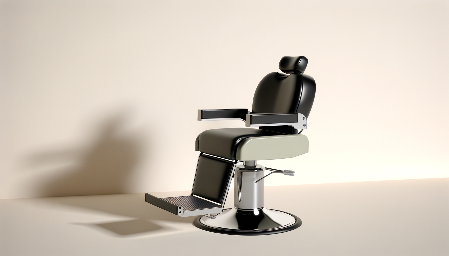 Premium barber chair in a clean grooming environment representing signature beard sculpting services