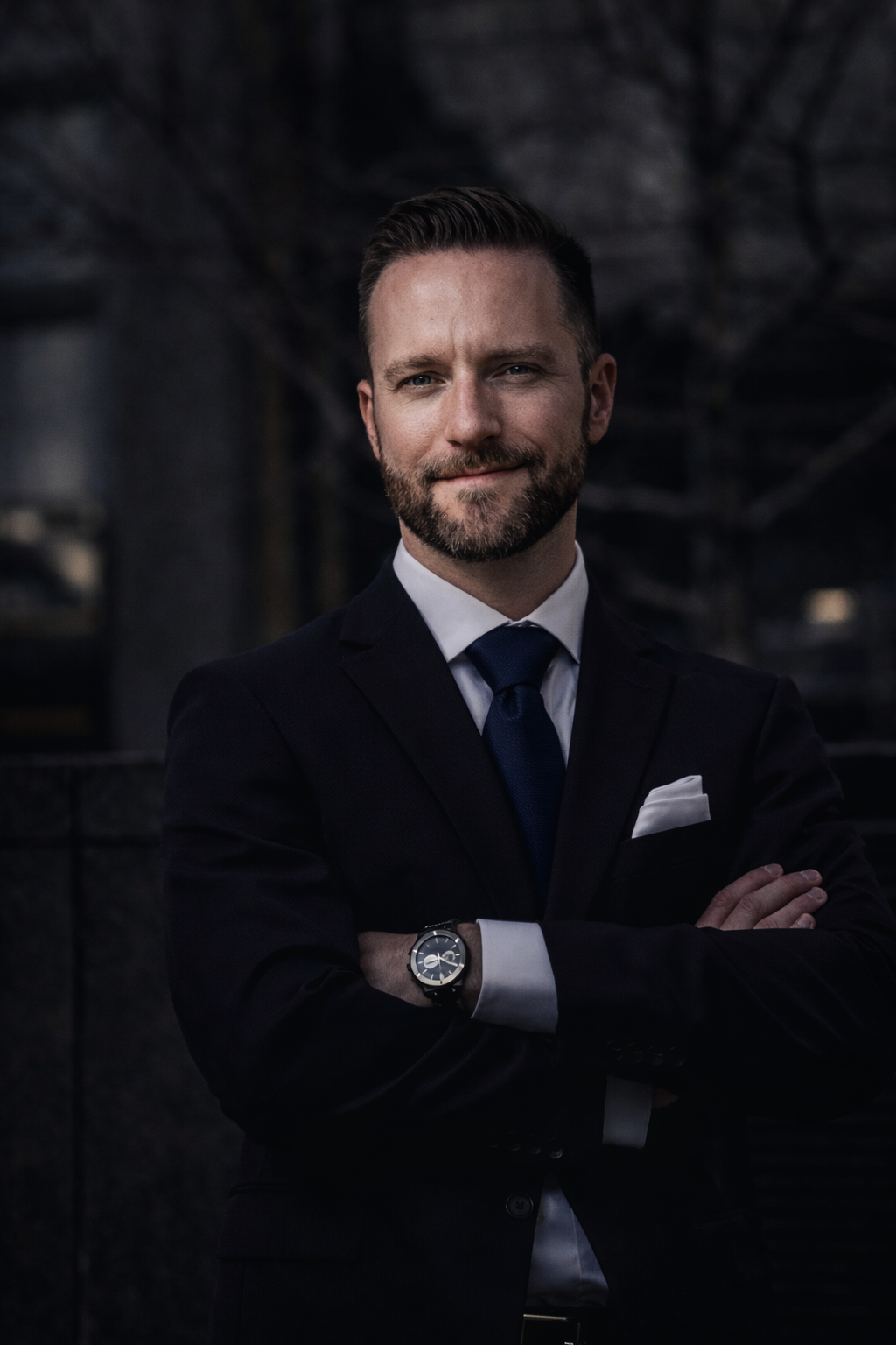 Benjamin in Canary Wharf