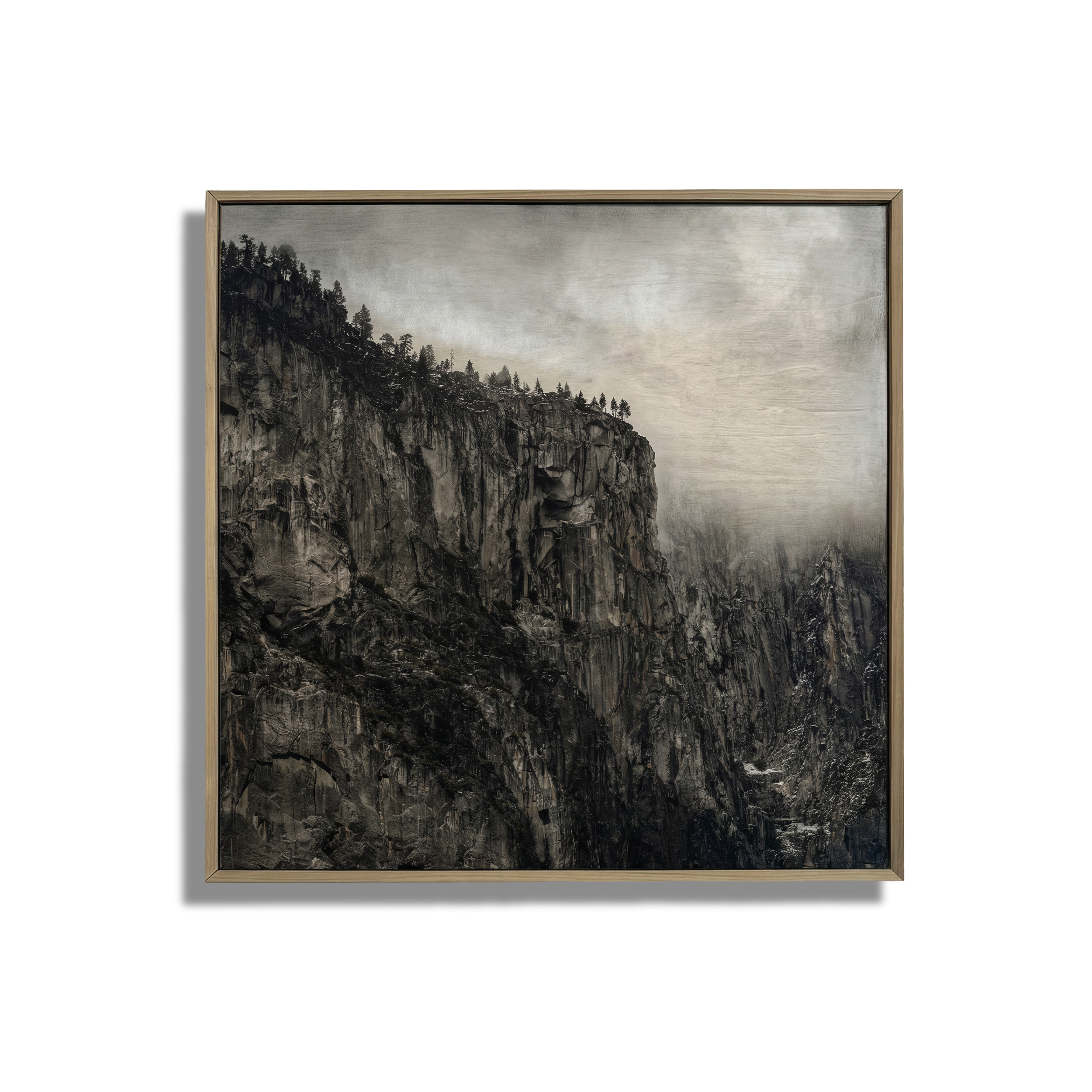 Yosemite North Rim, 40" x 40"