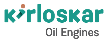 Kirkoskar Oil Engines logo with text in green and gray