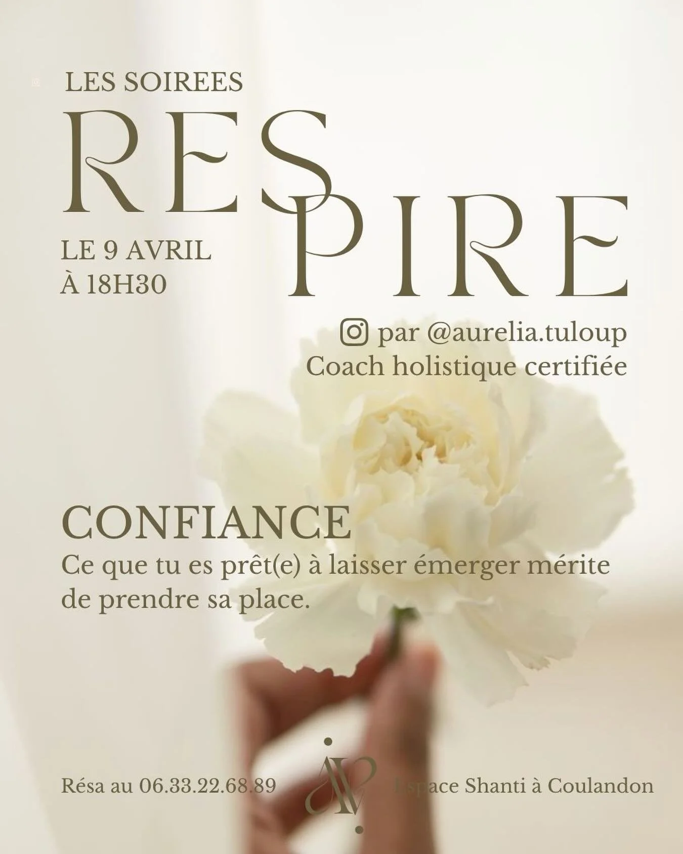 🌸 Et si tu arr&ecirc;tais de te retenir ?

Avril est l&agrave;.
Le printemps s&rsquo;installe.
Et avec lui&hellip; une &eacute;nergie nouvelle.

Apr&egrave;s avoir ralenti&hellip;
apais&eacute;&hellip;
remis du mouvement&hellip;

Il est temps d&rsqu