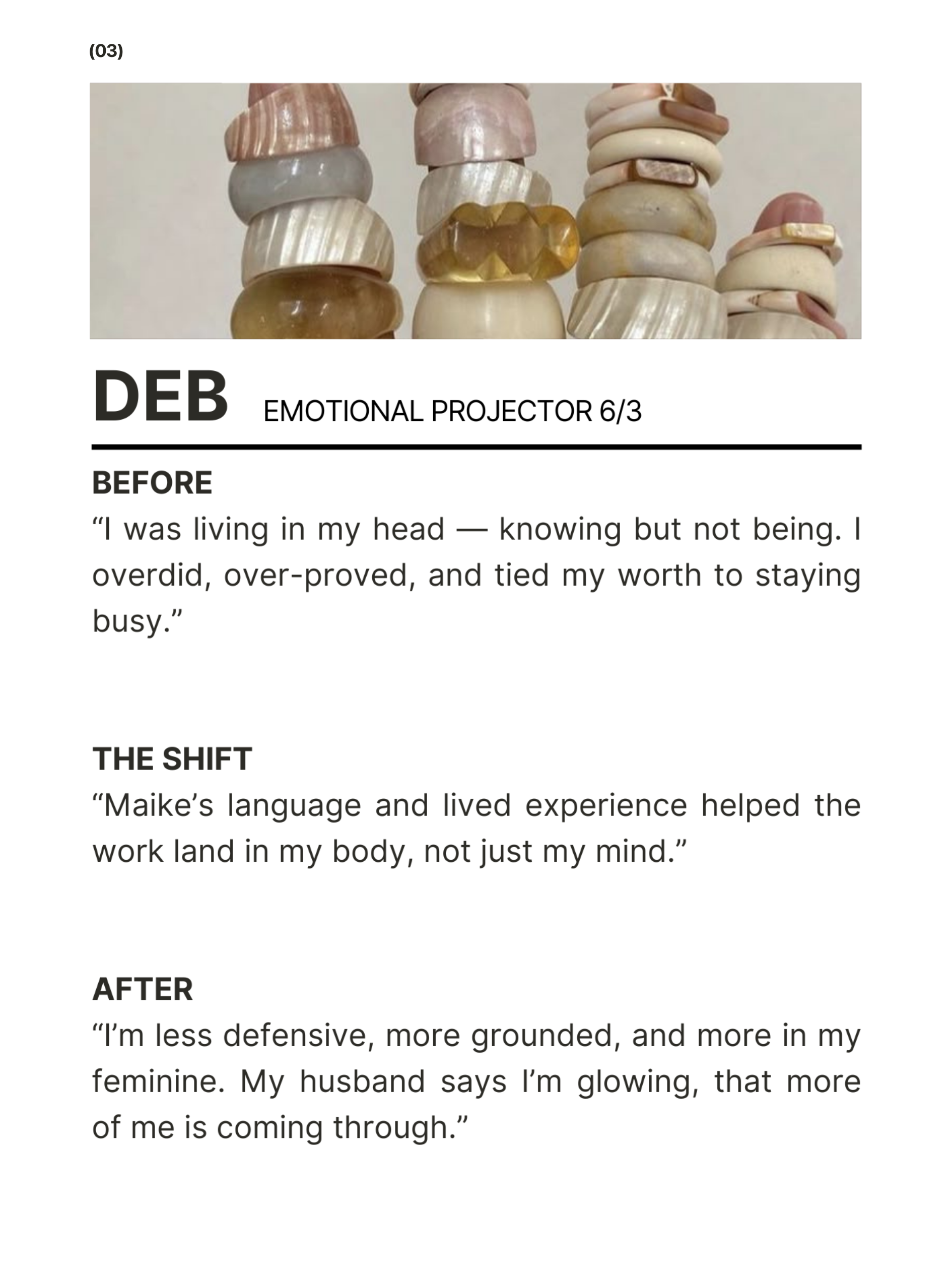 Deb | Emotional Projector 6/3