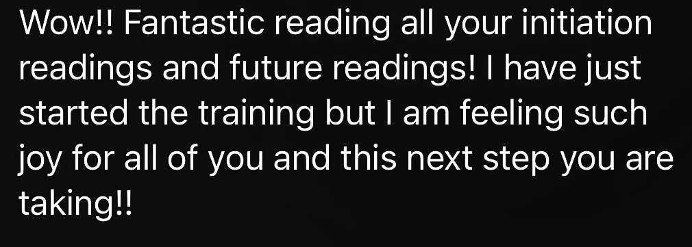 Maike Gabriela Human Design Expert Reader's Training student Feedback 5