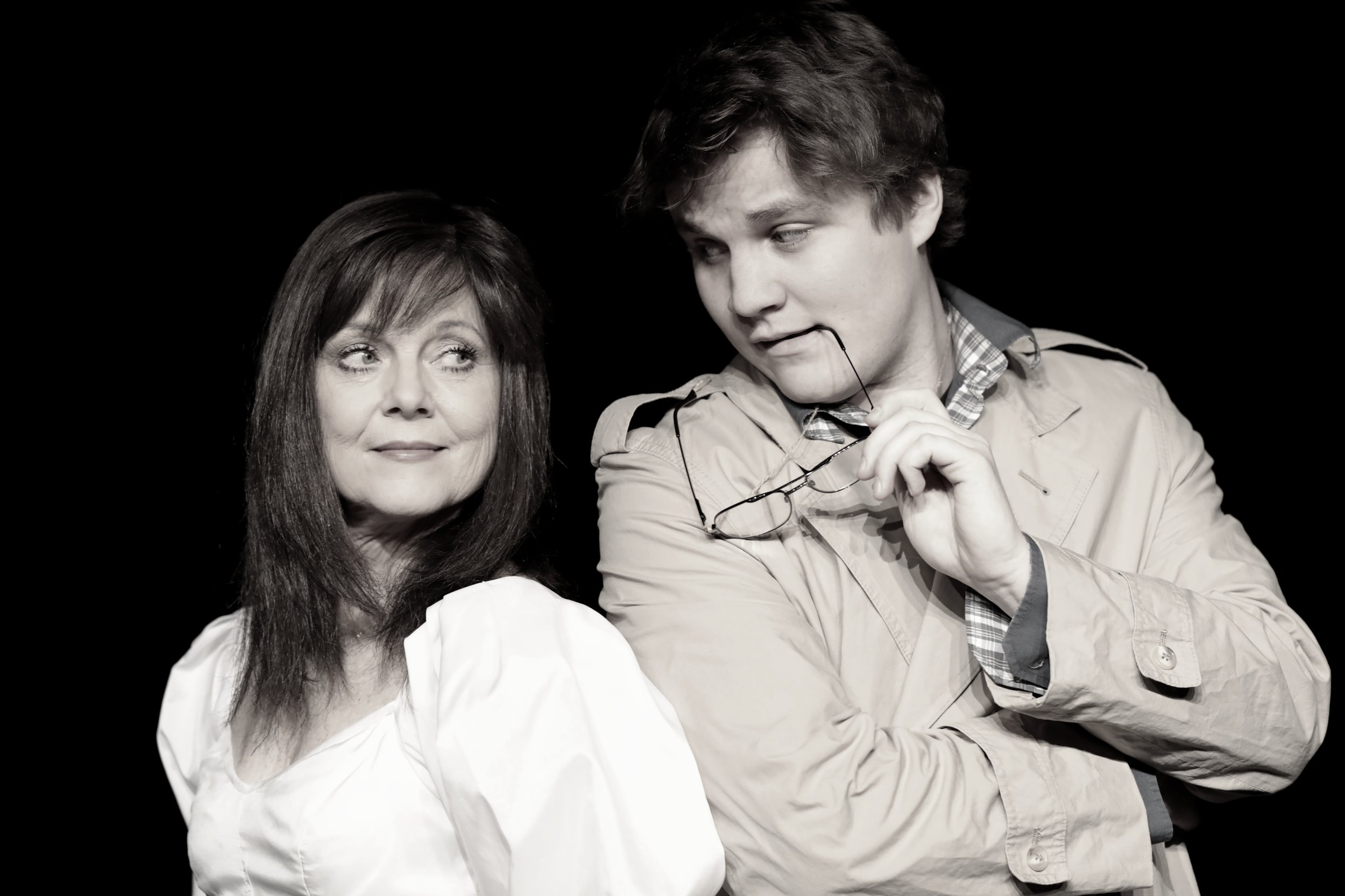 Jarmila se synem Robertem Hájkem (Zrcadla 2017)