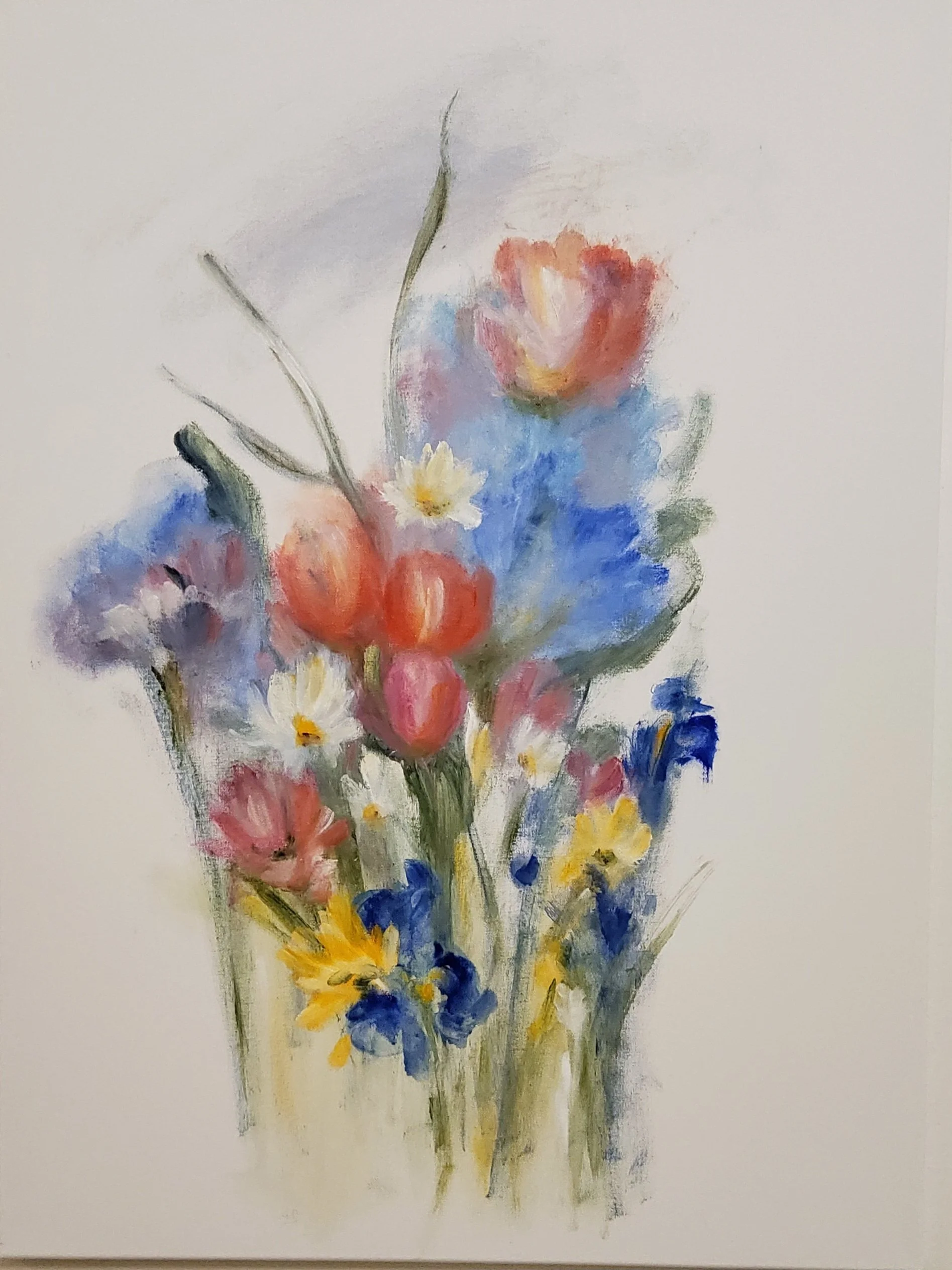 Rozpuk jara (2025, olej, 78x57 cm)
6.500 Kč