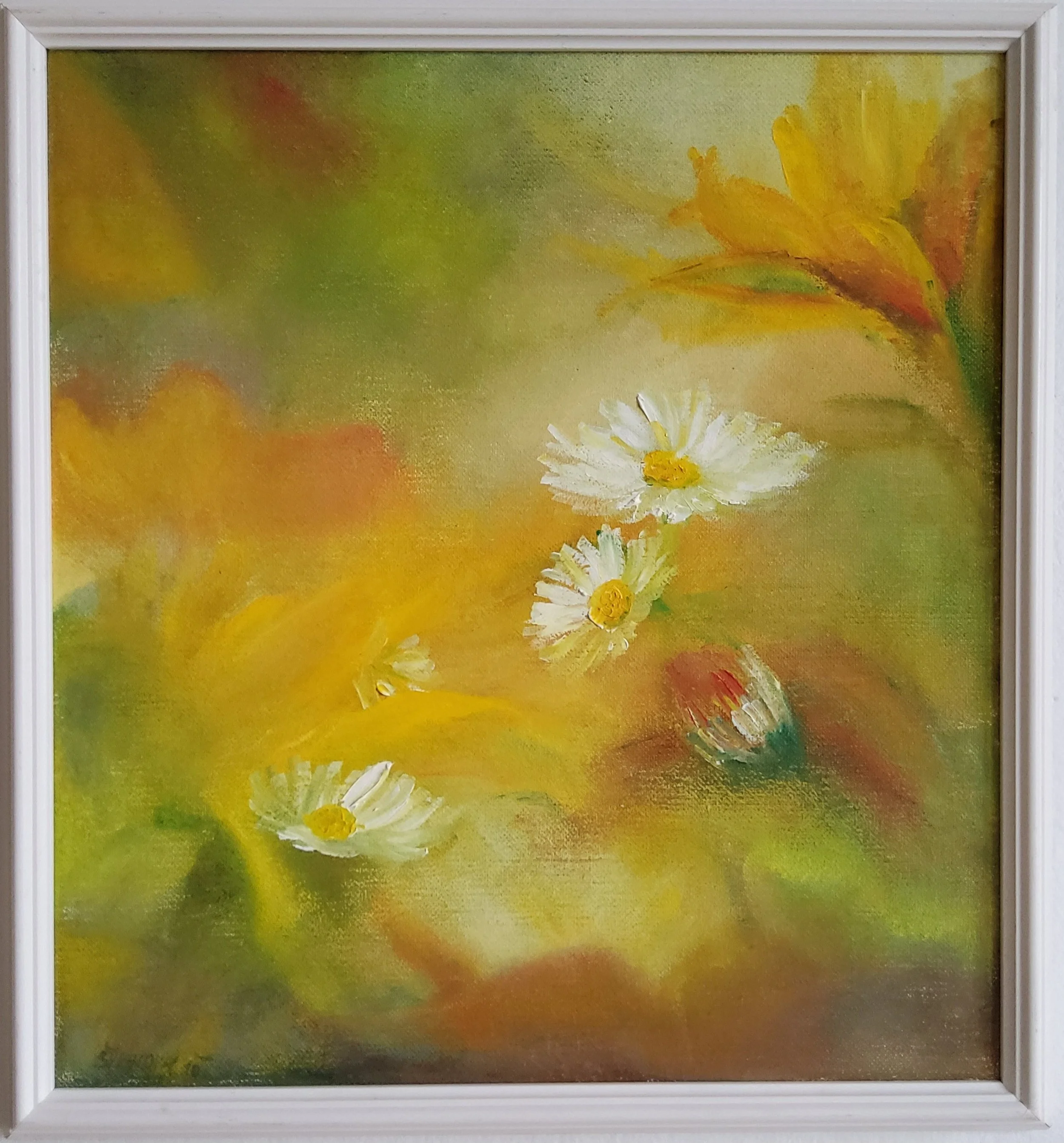 Chudobky (olej na plátně, 40x40 cm, bílý rám)
5.500 Kč