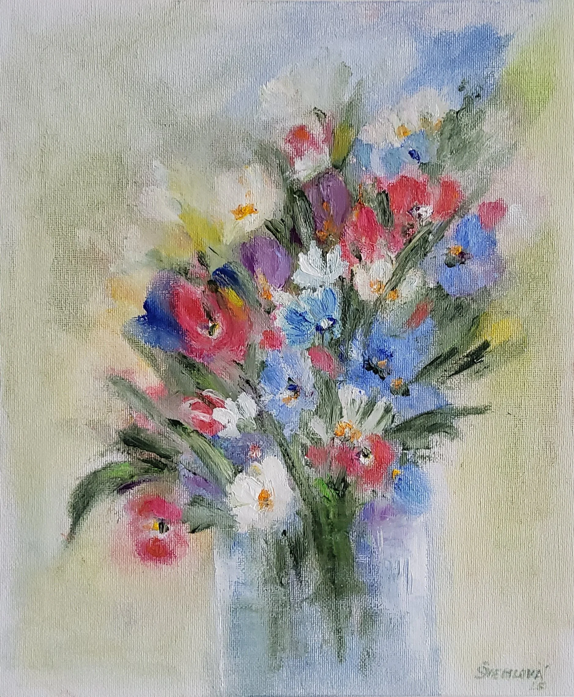 Kytice ve váze (2026, olej, 25x30 cm)
2.500 Kč