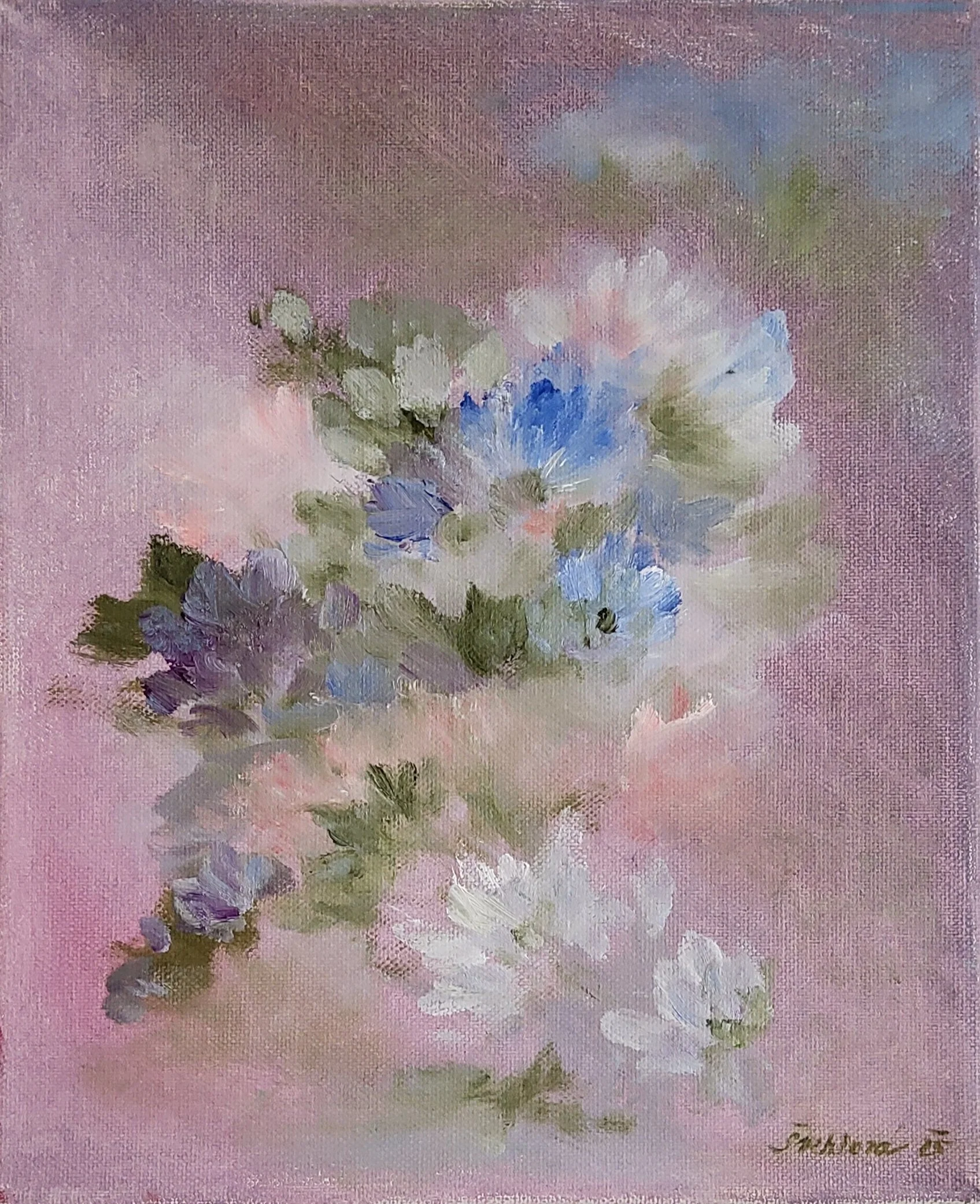 Pohlazení (2025, olej, 25x30 cm)
3.500 Kč