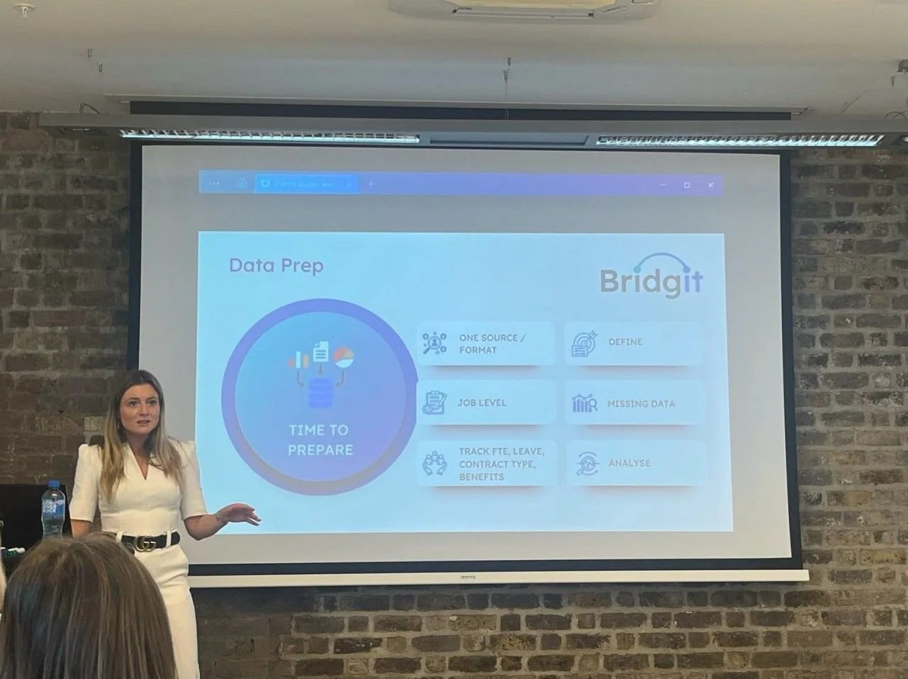 Jenny Winspear running a pay transparency readiness workshop with an HR team