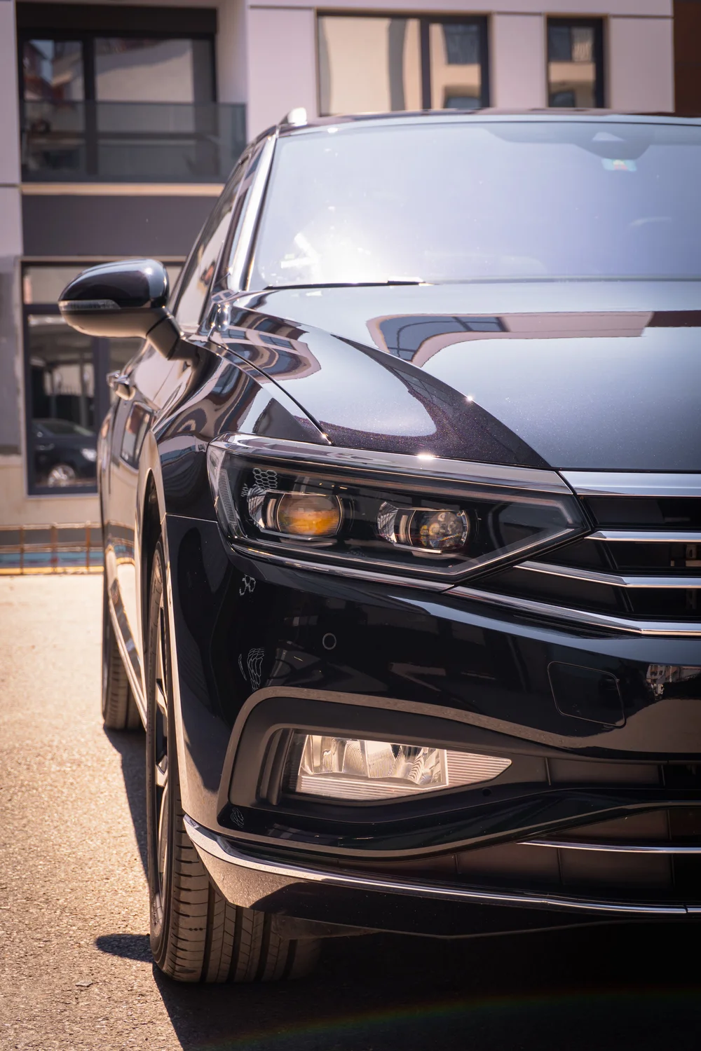Volkswagen Passat след корекция и керамична защита