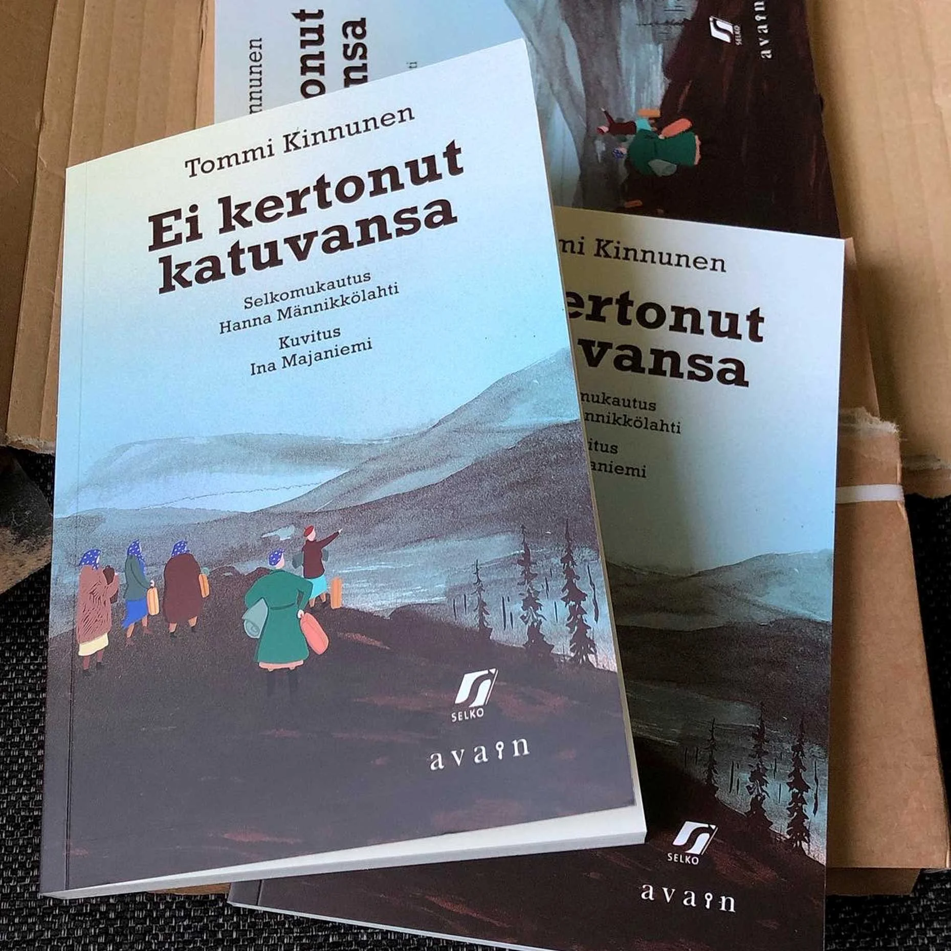 Selkokuvitus Ei kertonut katuvansa -selkokirjaan. Avain 2022.