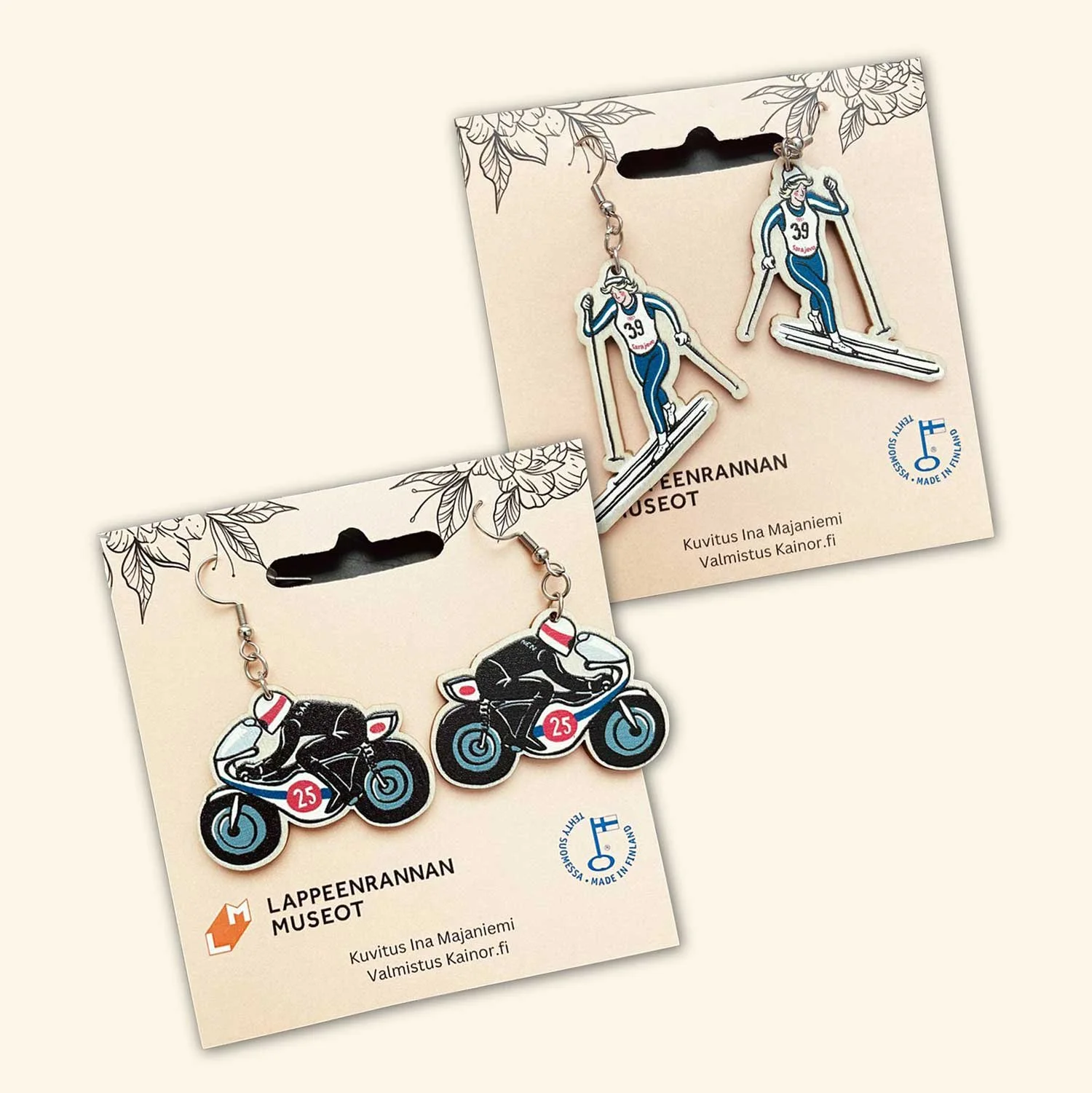 Museokaupan tuotteet. Etelä-Karjalan museo 2024.