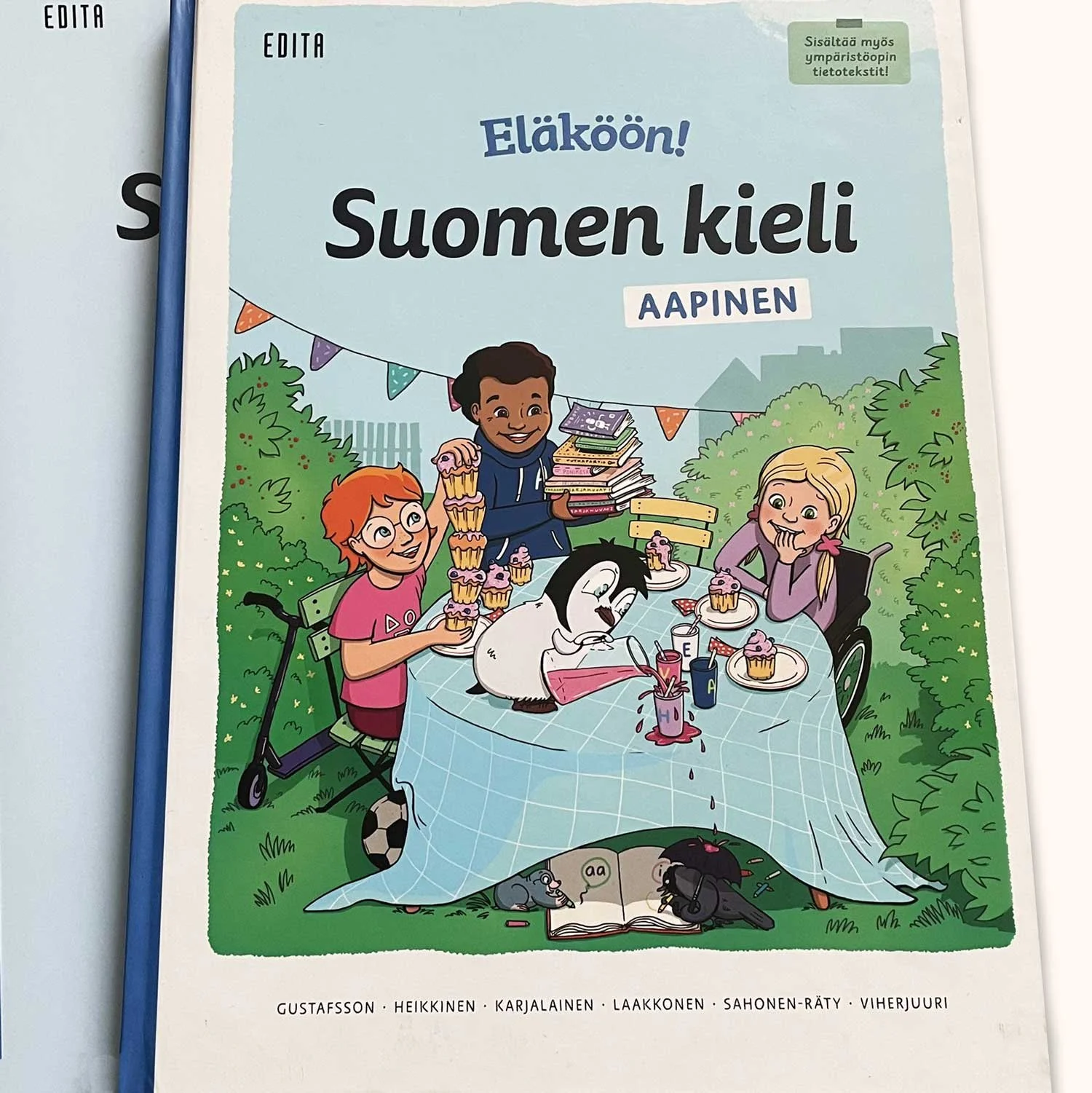 Kuvituksia Aapiseen: Eläköön! Suomen kieli. Edita 2023.