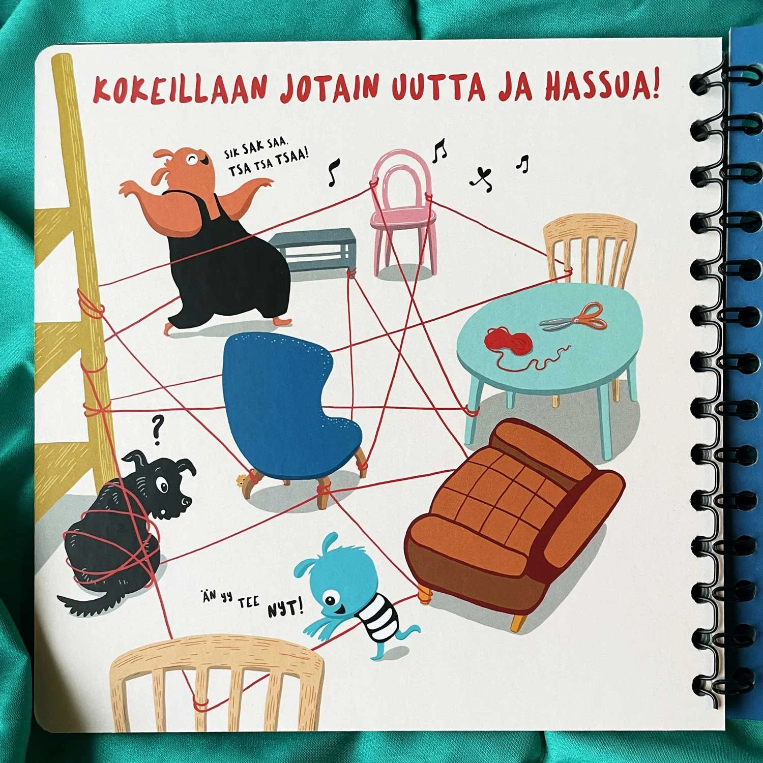 Vinkkiksen taideleikit -⁠katselukirjan kuvitus ja graafinen suunnittelu. Taidepiilo 2025.