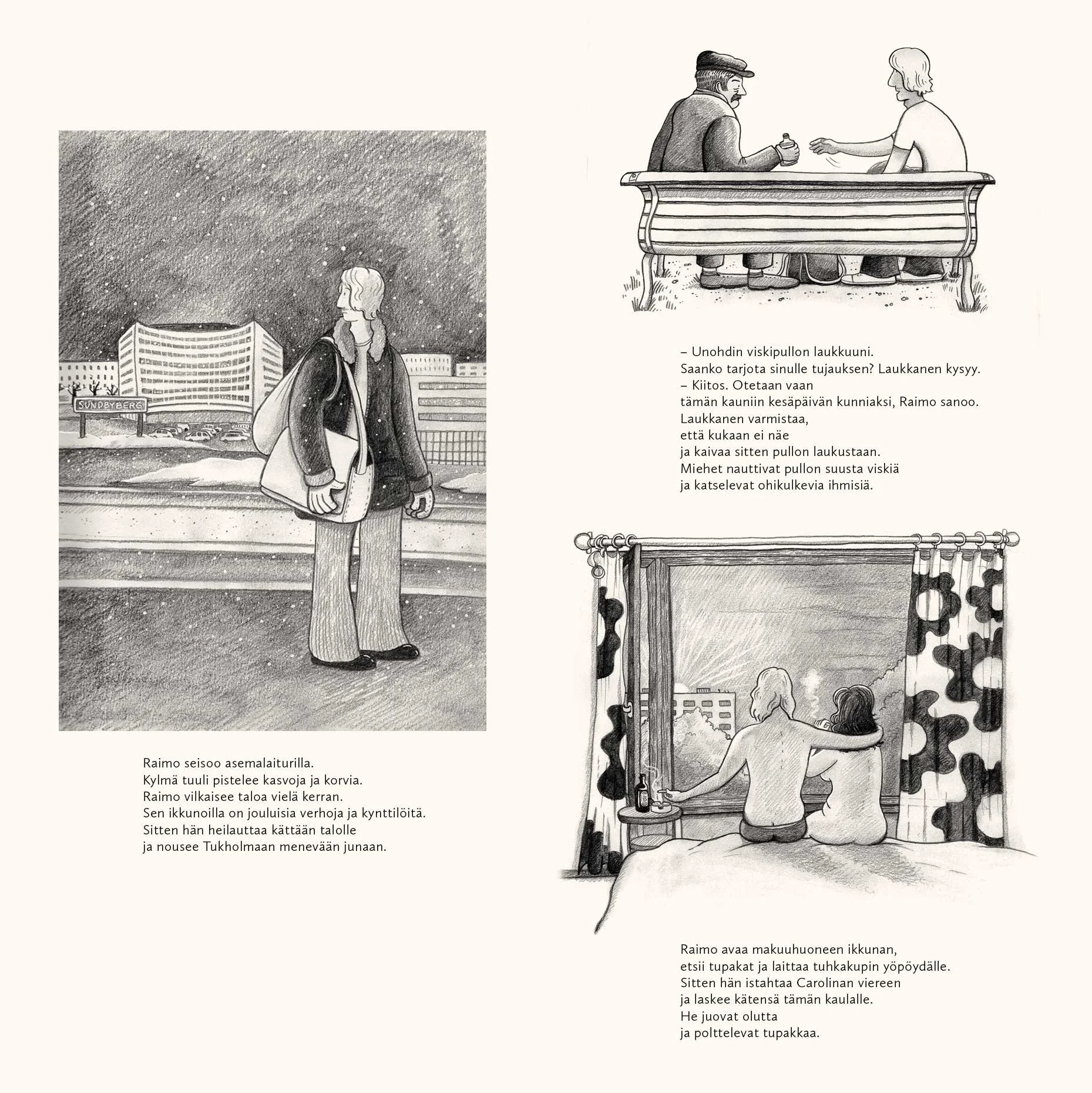 Selkokuvitus Banaanitalo -selkokirjaan. Verbal 2025.