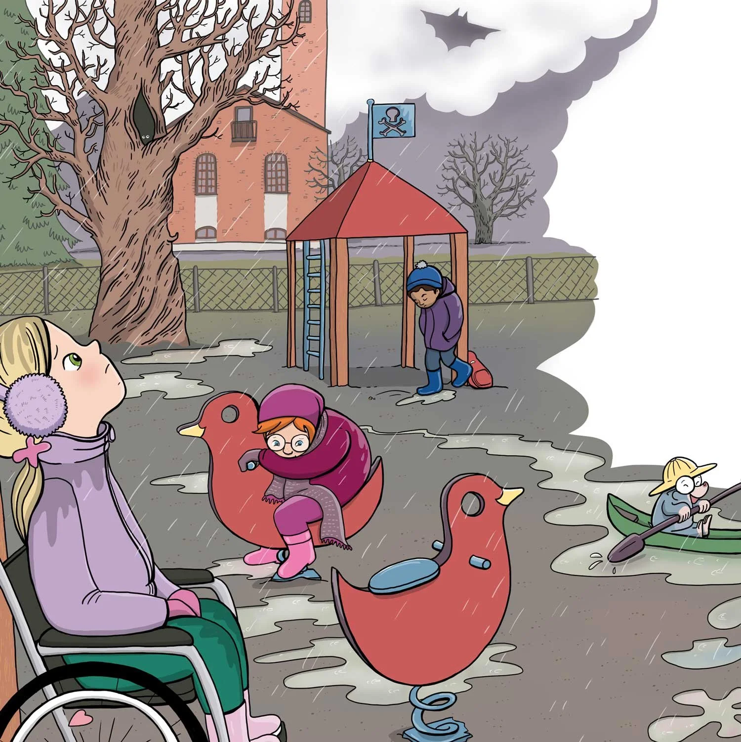 Kuvituksia Aapiseen: Eläköön! Suomen kieli. Edita 2023.