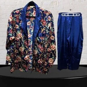 A Women's Floral Pajama Set
