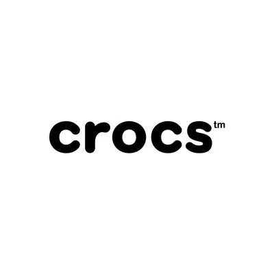 Crocs logo in black text on a white background.