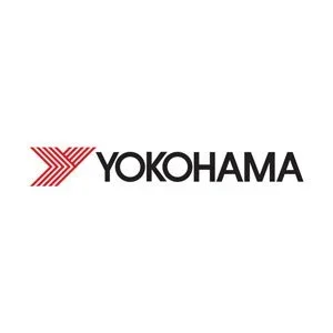 Yokohama logo with red and black text on a white background.