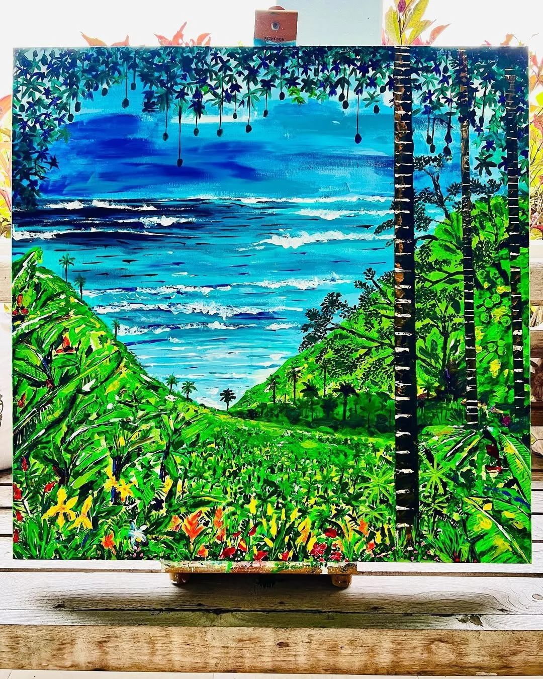  “Through The Trees” 
Acrylic on Canvas
30” x 30” 
SOLD